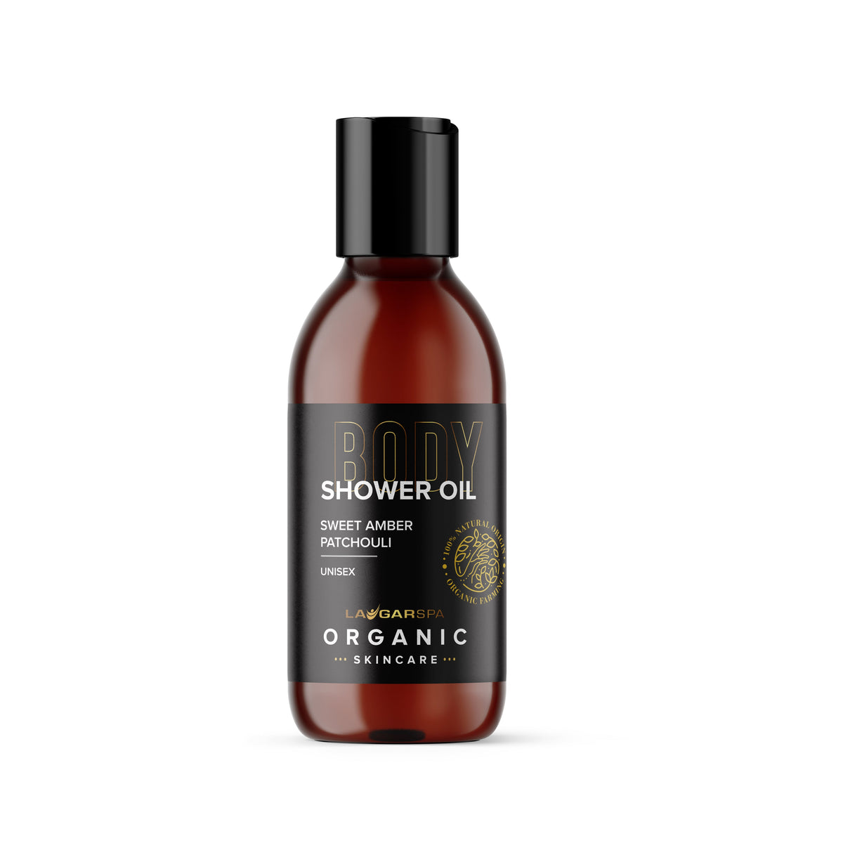 BODY SHOWER OIL - Sweet Amber & Patchouli